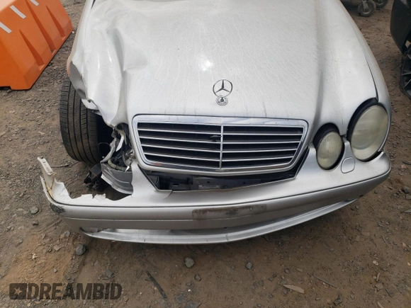 2002 Mercedes-Benz CLK 55 AMG with VIN WDBLK74G12T115679, listed as a Copart auction lot 71442244 with Not Provided miles and Salvage Title. Bid and sale history available at DreamBid. Image 11.