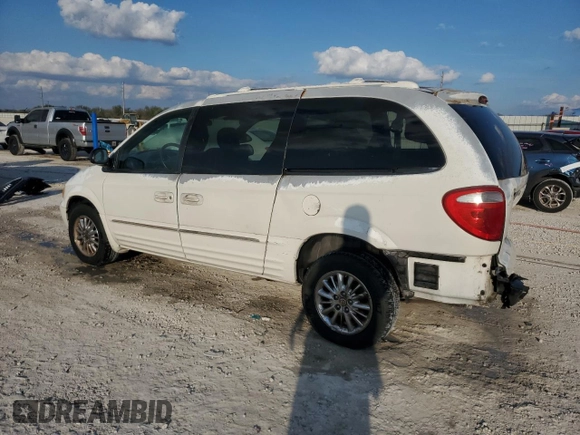 2002 Chrysler Town & Country Limited with VIN 2C8GP64L12R571490, listed as a Copart auction lot 43608465 with 158,236 mi miles and Salvage Title. Bid and sale history available at carsss.com. Image 2.