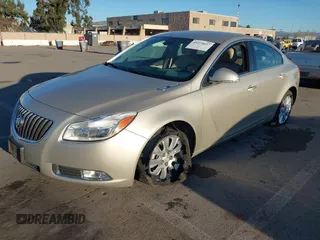 2013 Buick Regal with VIN 2G4GR5ER6D9236068, listed as a IAAI auction lot 41274037 with 73,356 mi miles. Bid and sale history available at carsss.com. Image 2.