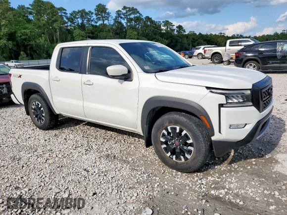 2022 Nissan Frontier SV with VIN 1N6ED1EJ6NN619016, listed as a Copart auction lot 58311855 with 56,943 mi miles and Clean title. Bid and sale history available at DreamBid. Image 4.