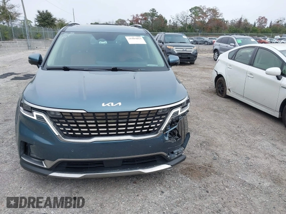 2023 Kia Carnival SX with VIN KNDNE5H32P6278375, listed as a IAAI auction lot 41503013 with 25,825 mi miles. Bid and sale history available at carsss.com. Image 13.