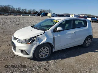 2018 Chevrolet Sonic LT with VIN 1G1JG6SH9J4111641, listed as a Copart auction lot 49404545 with 108,996 mi miles and Salvage title. Bid and sale history available at DreamBid. Image 1.
