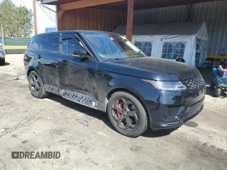 2020 Land Rover Range Rover Sport HSE with VIN SALWR2SU0LA899509, listed as a Copart auction lot 53535285 with 91,280 mi miles and Salvage title. Bid and sale history available at DreamBid. Image 4.