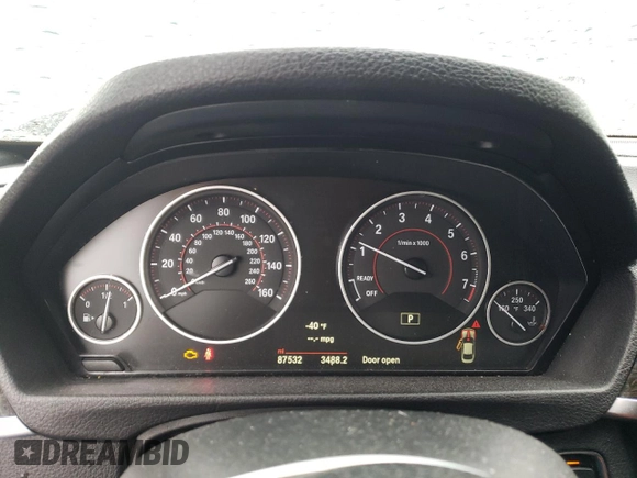 2016 BMW 4 Series 428i xDrive with VIN WBA3N9C50GK249856, listed as a Copart auction lot 57449925 with 87,532 mi miles and Salvage title. Bid and sale history available at DreamBid. Image 9.