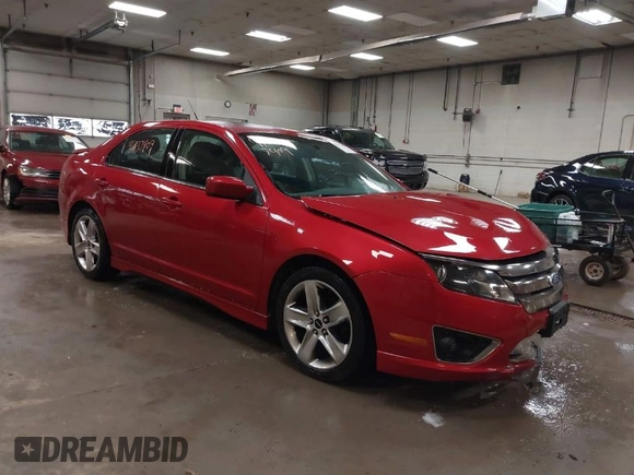 2011 Ford Fusion SPORT with VIN 3FAHP0KC9BR254465, listed as a IAAI auction lot 41837409 with 154,945 mi miles. Bid and sale history available at carsss.com. Image 1.