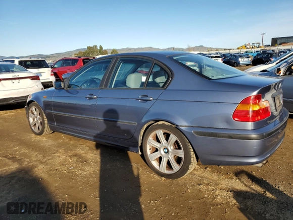 2002 BMW 3 Series 325i with VIN WBAEV33462KL78187, listed as a Copart auction lot 87111574 with 165,249 mi miles and Clean Title. Bid and sale history available at carsss.com. Image 2.