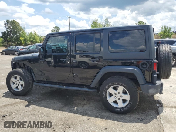 2017 Jeep Wrangler Unlimited Sport with VIN 1C4HJWDG0HL601932, listed as a Copart auction lot 56894835 with 178,525 mi miles and Salvage title. Bid and sale history available at DreamBid. Image 2.