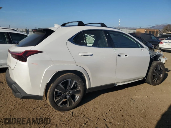 2024 Lexus UX 250h Premium with VIN JTHP6JBH2R2192530, listed as a Copart auction lot 43447855 with 2,717 mi miles and Salvage title. Bid and sale history available at DreamBid. Image 3.