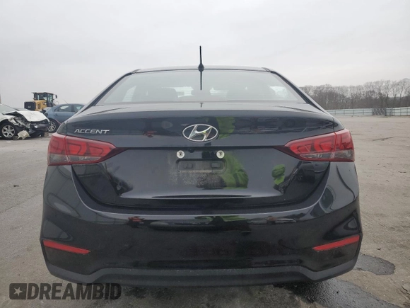 2020 Hyundai Accent SE with VIN 3KPC24A66LE113688, listed as a Copart auction lot 41062064 with 53,562 mi miles. Bid and sale history available at carsss.com. Image 6.