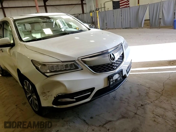 2016 Acura MDX w/Tech with VIN 5FRYD3H46GB017086, listed as a Copart auction lot 45859595 with 94,228 mi miles and Salvage Title. Bid and sale history available at carsss.com. Image 14.