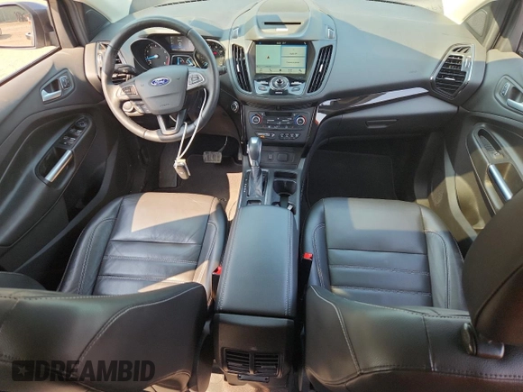 2018 Ford Escape Titanium with VIN 1FMCU9J90JUA15154, listed as a Copart auction lot 59768415 with 93,810 mi miles and Salvage title. Bid and sale history available at DreamBid. Image 8.