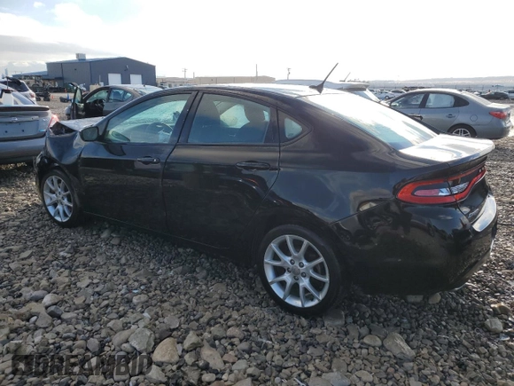 2013 Dodge Dart Rallye with VIN 1C3CDFBA1DD303723, listed as a Copart auction lot 88172715 with 165,573 mi miles and Salvage Title. Bid and sale history available at carsss.com. Image 2.