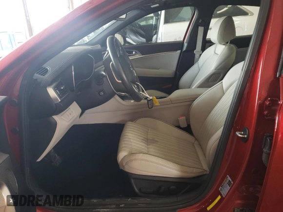 2022 Genesis G70 2.0T with VIN KMTG34TA5NU091818, listed as a Copart auction lot 54402744 with 31,531 mi miles and Salvage Title. Bid and sale history available at carsss.com. Image 7.