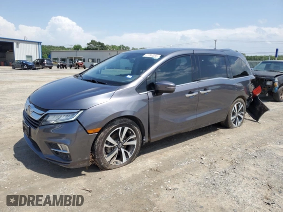 2019 Honda Odyssey Elite с VIN 5FNRL6H99KB119478, выставлен на аукционе Copart как лот 57094355 с пробегом 118 868 миль миль и Списание • Salvage title. История ставок и продаж доступна на DreamBid. Изображение 1.