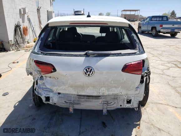 2017 Volkswagen e-Golf SE with VIN WVWKR7AU5HW953451, listed as a Copart auction lot 48768783 with 55,744 mi miles. Bid and sale history available at carsss.com. Image 6.