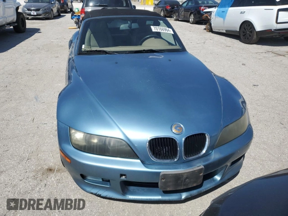 2002 BMW Z3 2.5i with VIN 4USCN33442LM06728, listed as a Copart auction lot 70166964 with 0 mi miles and Clean Title. Bid and sale history available at carsss.com. Image 5.