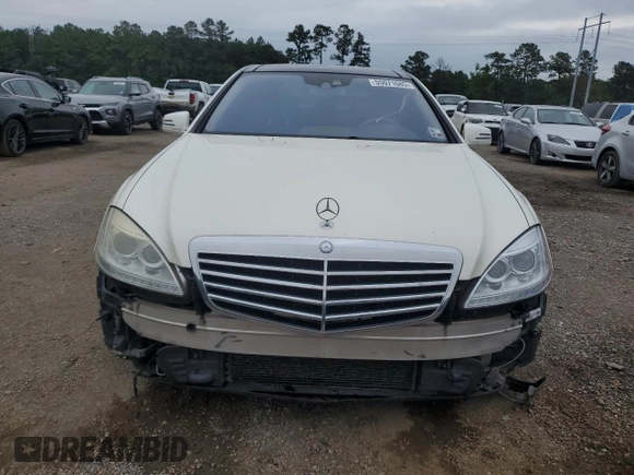 2010 Mercedes-Benz S 550 with VIN WDDNG7BB6AA332065, listed as a Copart auction lot 55071685 with 209,325 mi miles and Salvage Title. Bid and sale history available at DreamBid. Image 5.