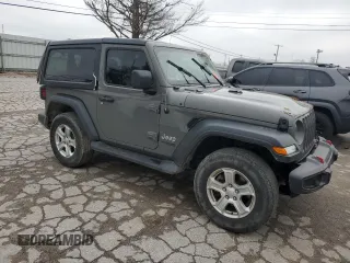 2020 Jeep Wrangler Willys with VIN 1C4GJXAG6LW273669, listed as a Copart auction lot 81670144 with 64,934 mi miles and Salvage title. Bid and sale history available at DreamBid. Image 4.