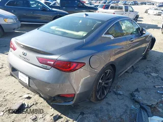 2017 Infiniti Q60 Premium with VIN JN1EV7EK0HM362654, listed as a IAAI auction lot 41280681 with 31,822 mi miles and . Bid and sale history available at carsss.com. Image 4.