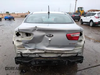 2013 Kia Rio EX with VIN KNADN4A38D6165846, listed as a Copart auction lot 61472955 with 180,536 mi miles and Salvage title. Bid and sale history available at DreamBid. Image 6.