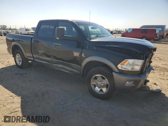 2010 Dodge 2500 SLT with VIN 3D7TP2CL6AG130555, listed as a Copart auction lot 74342264 with 216,479 mi miles and Salvage title. Bid and sale history available at DreamBid. Image 4.
