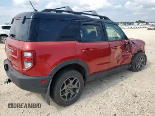 2021 Ford Bronco Sport Badlands z VIN 3FMCR9D96MRB05966, wystawiony jako Copart lot #58870785 z przebiegiem Nie podano mil oraz Tytuł czysty. Historia ofert i sprzedaży dostępna na DreamBid. Obrazek 3.
