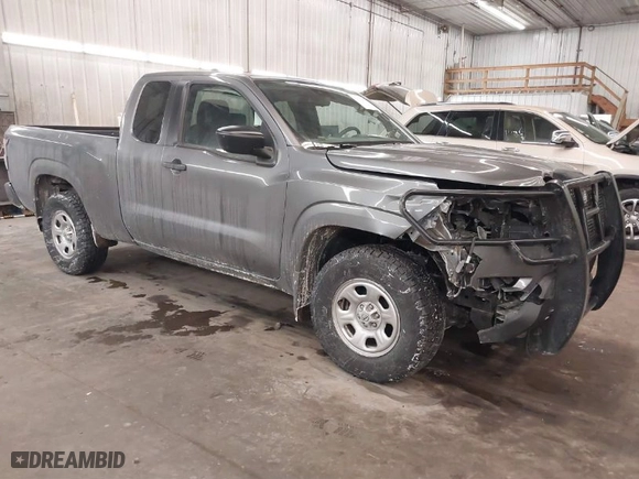 2023 Nissan Frontier S with VIN 1N6ED1CM0PN641531, listed as a IAAI auction lot 41618313 with 23,868 mi miles. Bid and sale history available at carsss.com. Image 1.