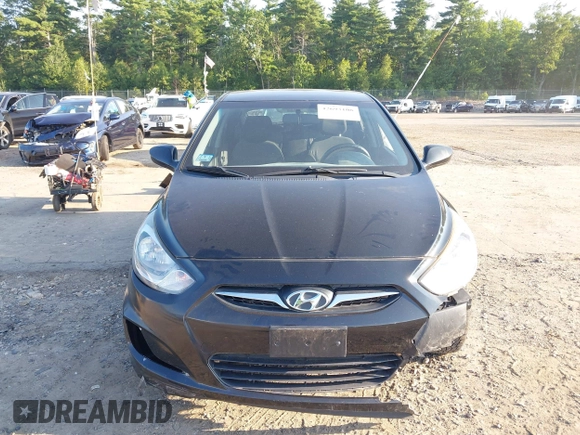2013 Hyundai Accent GS with VIN KMHCT5AE7DU083576, listed as a IAAI auction lot 42693108 with 100,741 mi miles and . Bid and sale history available at DreamBid. Image 12.
