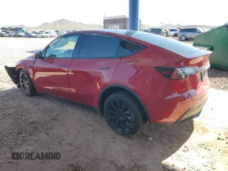 2022 Tesla Model Y Long Range z VIN 7SAYGDEE3NF436119, wystawiony jako Copart lot #54892115 z przebiegiem 27 054 mil mil oraz Szkody całkowita. Historia ofert i sprzedaży dostępna na DreamBid. Obrazek 2.