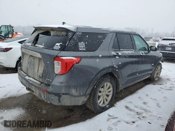 2021 Ford Explorer with VIN 1FMSK8BH0MGA71485, listed as a Copart auction lot 44632955 with 132,040 mi miles and Salvage Title. Bid and sale history available at carsss.com. Image 3.
