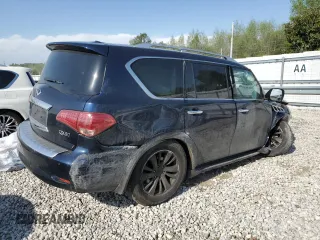 2015 Infiniti QX80 with VIN JN8AZ2NF6F9574713, listed as a Copart auction lot 52561015 with Not provided miles and Salvage title. Bid and sale history available at DreamBid. Image 3.