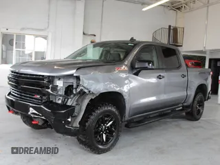 2021 Chevrolet Silverado 1500 LT Trail Boss with VIN 1GCPYFEL6MZ260014, listed as a Copart auction lot 53694775 with 38,504 mi miles and Salvage Title. Bid and sale history available at DreamBid. Image 2.