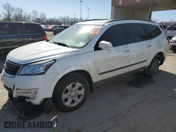 2017 Chevrolet Traverse LS with VIN 1GNKRFKD4HJ296641, listed as a Copart auction lot 52340725 with Not Provided miles and Non Repairable. Bid and sale history available at carsss.com. Image 1.