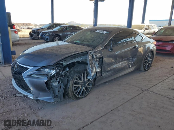 2017 Lexus RC with VIN JTHHE5BC6H5016032, listed as a Copart auction lot 87004464 with 50,032 mi miles and Salvage Title. Bid and sale history available at carsss.com. Image 1.