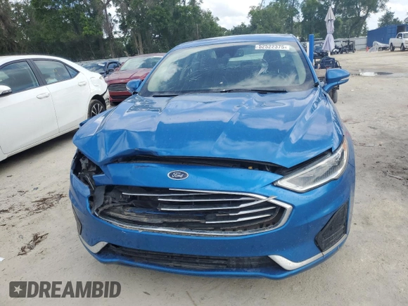 2019 Ford Fusion SEL with VIN 3FA6P0MU6KR139156, listed as a Copart auction lot 52522375 with 148,247 mi miles and Non Repairable. Bid and sale history available at DreamBid. Image 5.