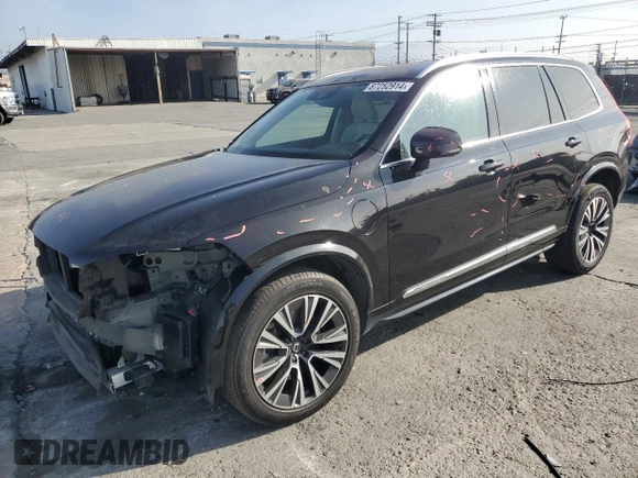 2021 Volvo XC90 Inscription Expression with VIN YV4BR00K7M1702457, listed as a Copart auction lot 87252914 with 61,190 mi miles and Salvage Title. Bid and sale history available at carsss.com. Image 1.