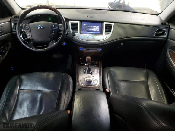 2010 Hyundai Genesis with VIN KMHGC4DF5AU100886, listed as a Copart auction lot 80949054 with 187,780 mi miles and Salvage Title. Bid and sale history available at carsss.com. Image 8.