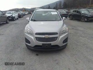 2016 Chevrolet Trax LS with VIN 3GNCJKSB1GL254664, listed as a IAAI auction lot 41196076 with 153,205 mi miles. Bid and sale history available at carsss.com. Image 12.