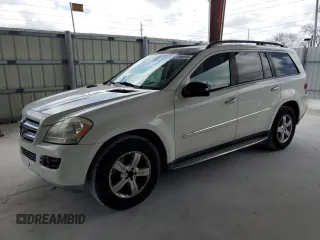 2007 Mercedes-Benz GL-Class with VIN 4JGBF71E97A188107, listed as a Copart auction lot 51968555 with 151,355 mi miles and Salvage Title. Bid and sale history available at carsss.com. Image 1.
