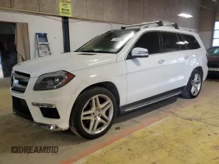 2014 Mercedes-Benz GL-Class GL 550 with VIN 4JGDF7DE8EA383472, listed as a Copart auction lot 45180135 with 120,885 mi miles and Clean Title. Bid and sale history available at carsss.com. Image 1.