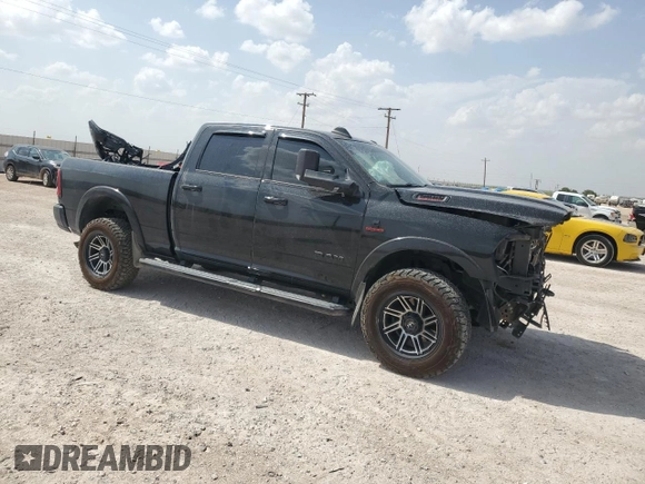 2021 Ram 2500 Laramie with VIN 3C6UR5FL4MG661383, listed as a Copart auction lot 53683515 with 100,780 mi miles and Salvage title. Bid and sale history available at DreamBid. Image 4.
