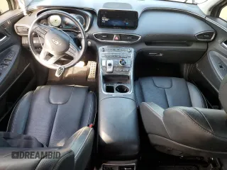 2021 Hyundai Santa Fe Limited with VIN 5NMS4DAL9MH345658, listed as a Copart auction lot 50829445 with 38,743 mi miles and Salvage Title. Bid and sale history available at carsss.com. Image 8.