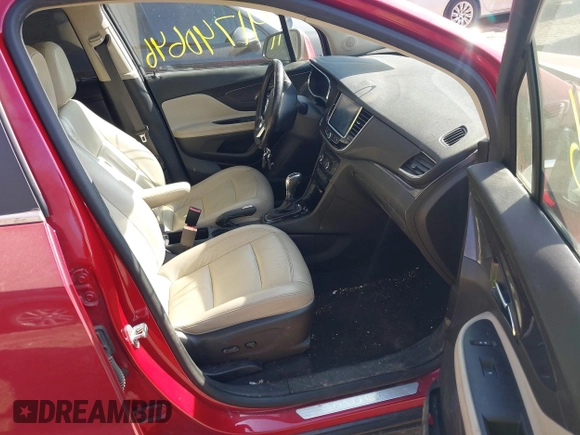 2019 Buick Encore Essence with VIN KL4CJGSM8KB955522, listed as a IAAI auction lot 41740646 with 56,647 mi miles and . Bid and sale history available at DreamBid. Image 5.