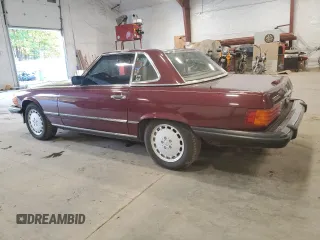 1988 Mercedes-Benz 560 560SL with VIN WDBBA48D8JA081568, listed as a Copart auction lot 75203314 with 51,120 mi miles and Salvage Title. Bid and sale history available at carsss.com. Image 2.