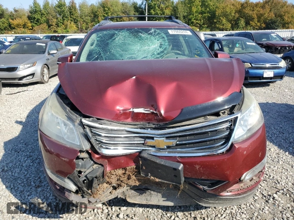 2017 Chevrolet Traverse LT with VIN 1GNKRHKD6HJ122307, listed as a Copart auction lot 77060244 with 155,965 mi miles and Salvage Title. Bid and sale history available at DreamBid. Image 5.