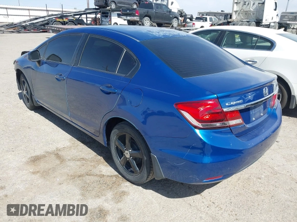 2013 Honda Civic LX with VIN 19XFB2F54DE019084, listed as a IAAI auction lot 41778172 with 93,475 mi miles and . Bid and sale history available at DreamBid. Image 3.