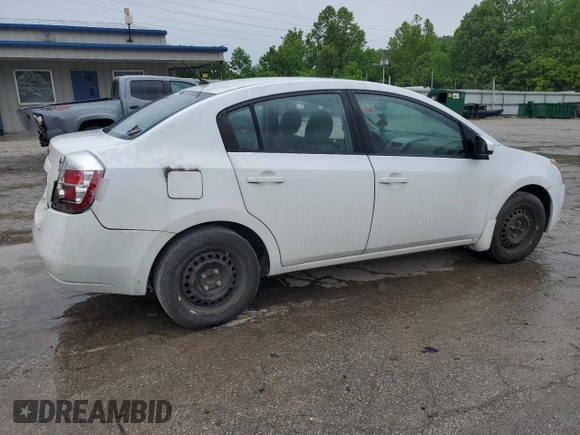 2008 Nissan Sentra S with VIN 3N1AB61E28L715598, listed as a Copart auction lot 59282745 with Not provided miles and Salvage title. Bid and sale history available at DreamBid. Image 3.