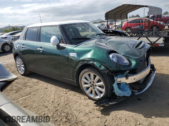 2019 MINI Hardtop 4 Door Cooper S with VIN WMWXU3C53K2H88064, listed as a Copart auction lot 53429875 with 17,241 mi miles and Salvage Title. Bid and sale history available at DreamBid. Image 4.