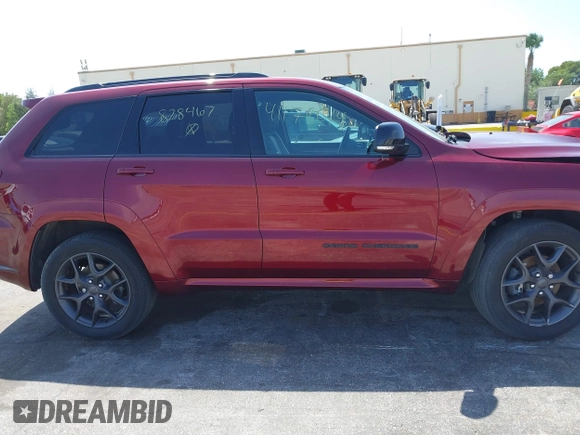 2019 Jeep Grand Cherokee Limited with VIN 1C4RJFBG7KC828467, listed as a IAAI auction lot 41822561 with 37,916 mi miles and . Bid and sale history available at DreamBid. Image 13.