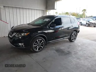 2019 Nissan Rogue SV with VIN 5N1AT2MTXKC809627, listed as a IAAI auction lot 40705533 with 28,463 mi miles and . Bid and sale history available at DreamBid. Image 18.